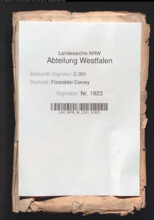 von Mansberg gegen Corvey wegen der Jurisdiktion, Fischerei und Gerechtsame in Lütmarsen