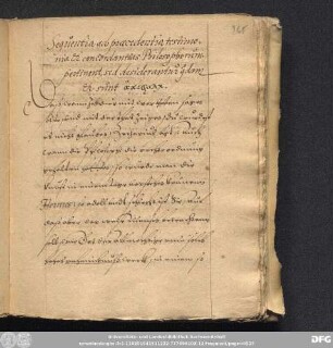 Sequentia ad praecedentia testimonia et concordantias Philosophorum pertinent, ...