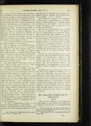 ¬Das¬ Bürgerliche Gesetzbuch und die Lehrervereine : (Schluß)