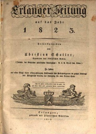 Erlanger Zeitung. 1823