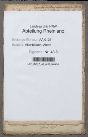 Gesammelte Pachtbriefe über die Güter und Ländereien der Kommende Jungenbiesen (Teil 8)