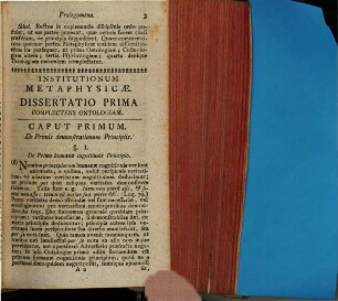 Institutiones metaphysicae