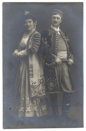 Portrait von zwei Schauspielern