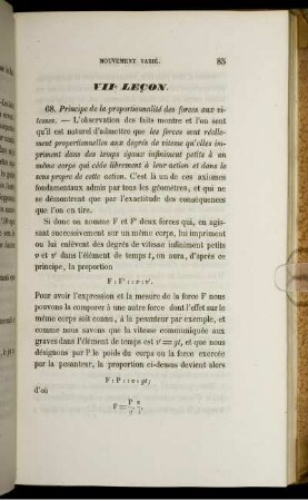 VII. Lecon.