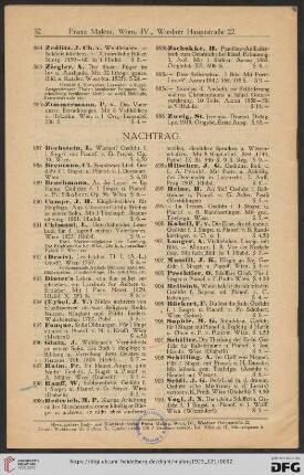 Nachtrag (Nr. 887 - 910]