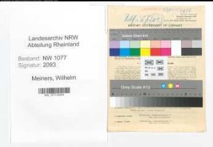 Entnazifizierung Wilhelm Meiners , geb. 15.07.1904 (Polizist)