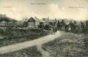 Deutsche Soldaten auf der Straße nach Soissons