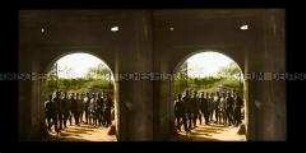 Soldaten an der Zugbrücke am inneren Tor, Festung Montmedy