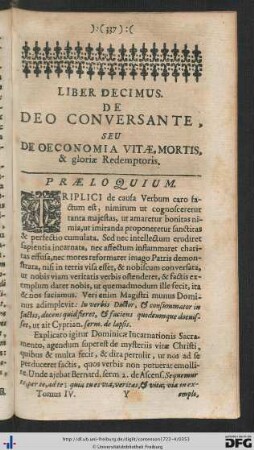 Liber Decimus.