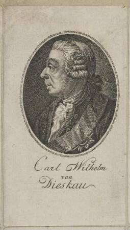 Bildnis des Karl Wilhelm von Dieskau