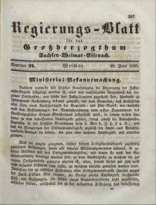 Nr. 21 : 29. Juni 1850