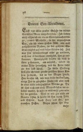 Drittes See-Abentheuer
