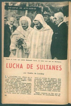 Lucha de sultanes : Estampas de actualidad