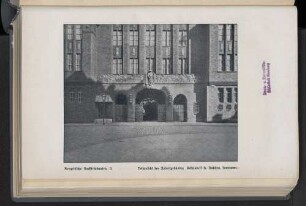 Neuzeitliche Backsteinbauten, II. Teilansicht des Fabrikgebäudes Keksfabrik H. Bahlsen, Hannover
