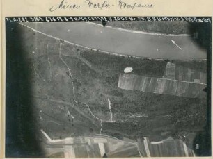 Foto des Übungsplatzes der Minenwerfer-Kompanie (Luftbild)