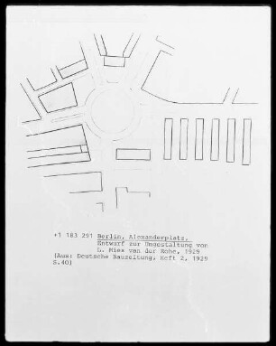 Alexanderplatz, Entwurf zur Umgestaltung