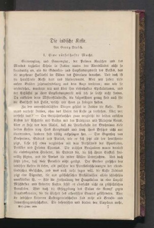 Die indische Kaste