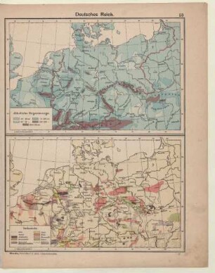 Deutsches Reich, Jährliche Regenmenge, Industrie