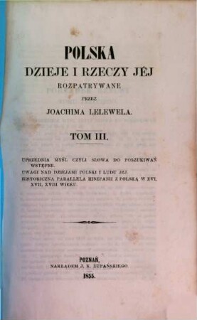 Polska dzieje i rzeczy jéj, 3