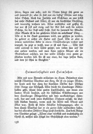 Heimatlosigkeit und Heimfahrt