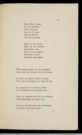 Wir dürfen niemals ein loos beklagen
