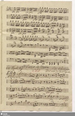 1769. Aria: Del mio cor non vi lagnate / Seydelmann, F.