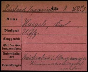 Hägele, Karl - Hämmerle, Josef