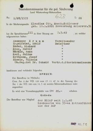 Ott, Klaudius