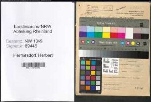 Entnazifizierung Herbert Hermesdorf , geb. 17.07.1914 (Lehrer)
