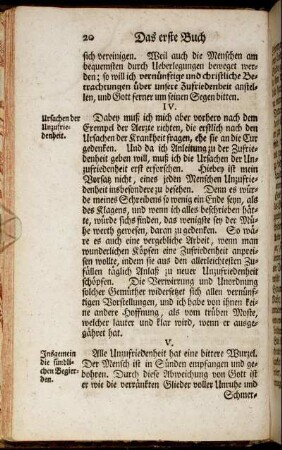 V. Insgemein die sündlichen Begierden.