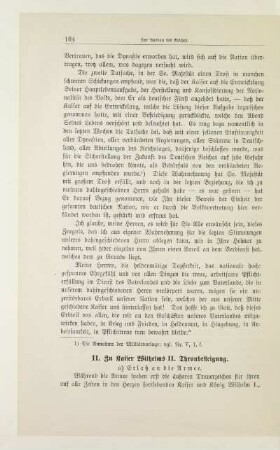 11. Zu Kaiser Wilhelms II. Thronbesteigung