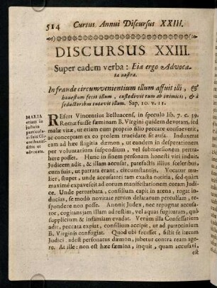 514-525, Discursus XXIII