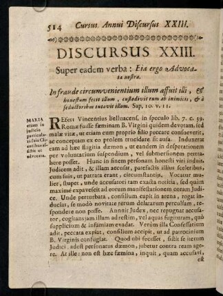 514-525, Discursus XXIII