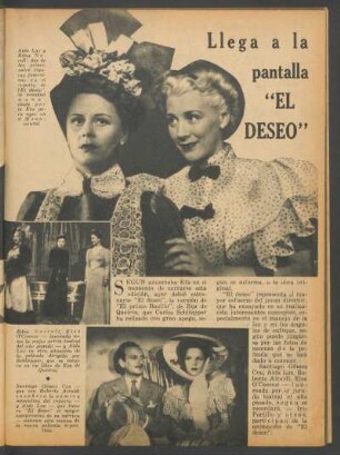 Llega a la pantalla "El deseo"