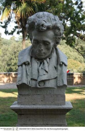 Büste des Giacomo Leopardi