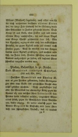 Phokas, Beherrscher d. gr. Reichs