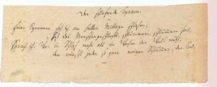 Epigramm von Johann Gottfried von Herder