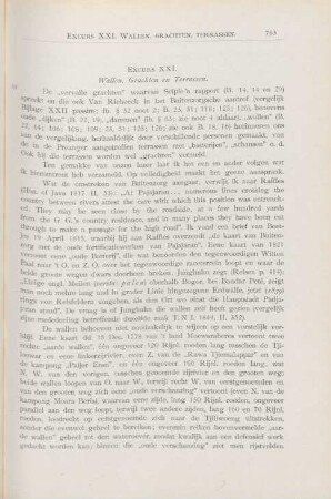 Excurs XXI. Wallen, grachten en terrassen