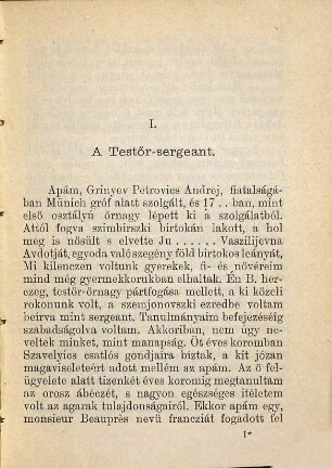 A kapitány leánya : Regény. Irta Puskin Sándor. Oroszból forditotta Ambrozovics Dezső