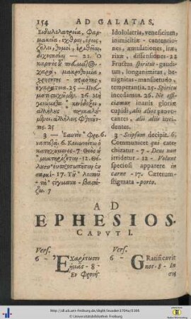 Epistolae ad Ephesios / ad Philippenses / ad Collossenses.