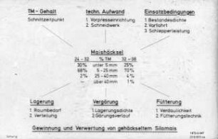 Gewinnung und Verwertung von gehäckseltem Silomais