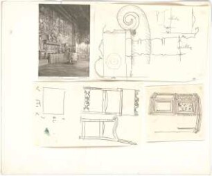 Rosenbauer, Gregor; Frankfurt; Studienarbeiten - Stuhl, Kanzel, Innenraum (Ansicht, Teilansicht, Innenraumperspektive, Detail)