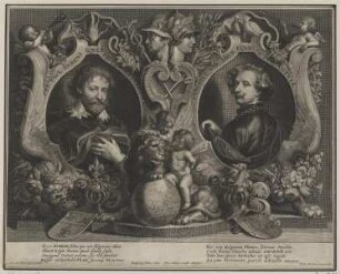 Doppelbildnis von Pet. Pavl. Rvbens und Antonivs van Dyck