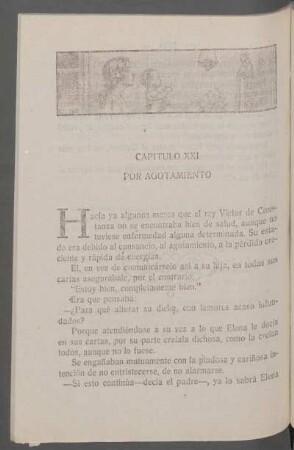 Capítulo XXI - Por agotamiento