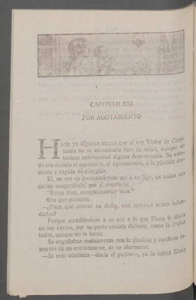 Capítulo XXI - Por agotamiento