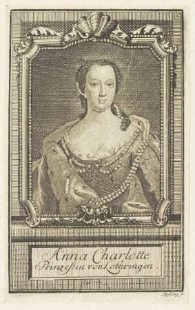 Bildnis der Anna Charlotte, Prinzessin von Lothringen