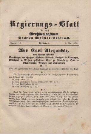 Nr. 12 : 3. Mai 1859