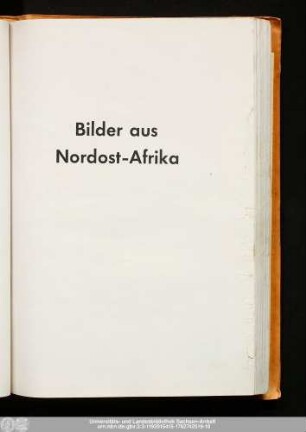 Bilder aus Nordost-Afrika