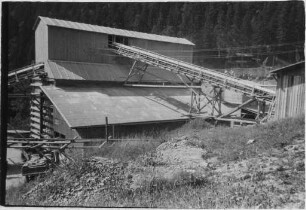 Bau der Albtalsperre bei Sankt Blasien