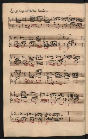 Christ lag in Todesbanden; org; d-Moll; BWV 625